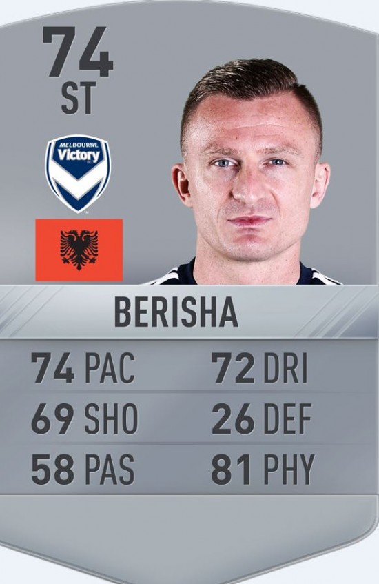berisha fifa 17 card